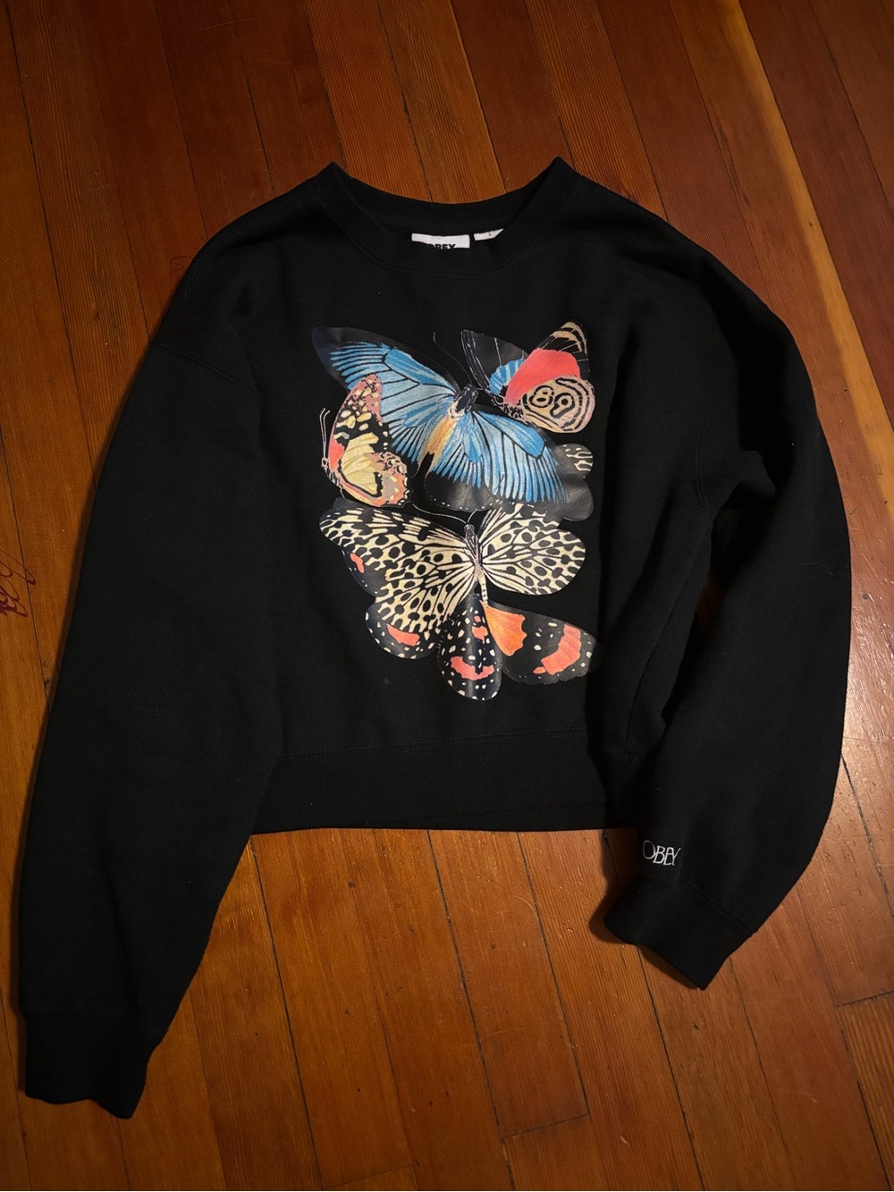Obey Cropped sweatshirt